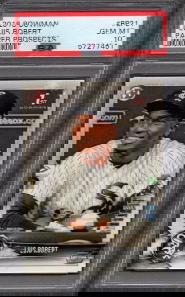 2018 Bowman #21 Luis Robert PSA 10 RC Rookie White Sox