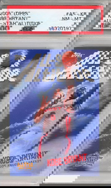 2005 TOPPS ALL-STAR ALTITUDE KOBE BRYANT #AS-KB LAKERS HOF PSA 8 NM-MT
