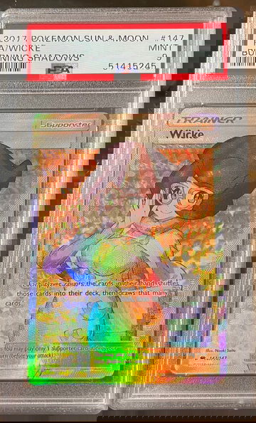 2017 Pokémon Burning Shadows Wicke PSA 9