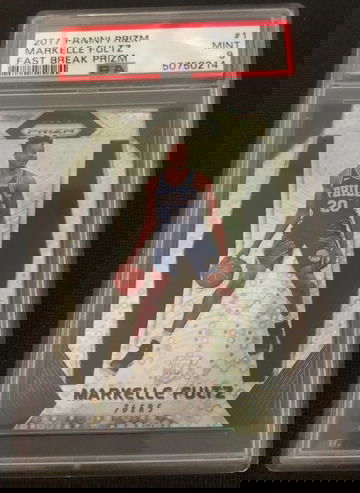 2017 Panini Prizm #1 Markelle Fultz RC Fast Break PSA 9 Mint