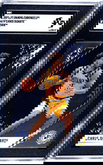 2021-22 Panini Chronicles Phoenix Chris Duarte #679 Rookie RC - Graded SGC 9 MT