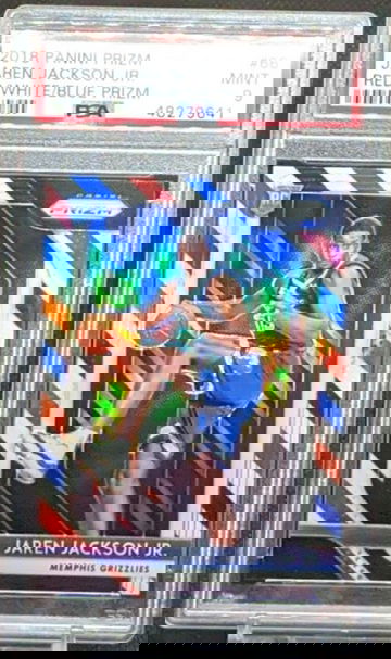 2018-19 Prizm Jaren Jackson Jr. Red White Blue RC PSA 9