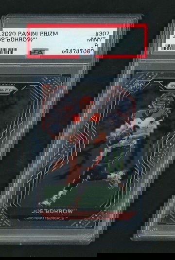 2020 Panini Prizm Joe Burrow #307 PSA 9