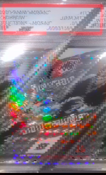 2020 Panini Mosaic Joe Burrow Introductions