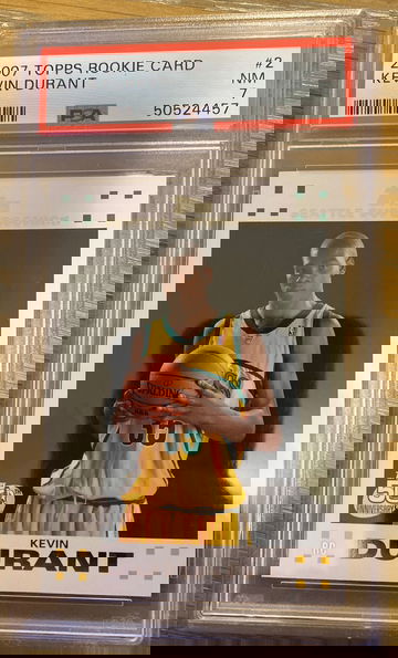 2007 Topps Kevin Durant PSA 7