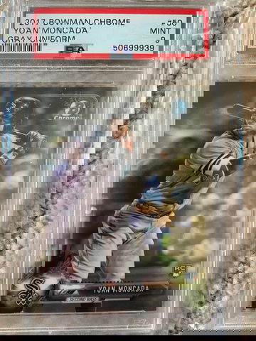2017 Bowman Chrome Yoan Moncada RC PSA 9 MINT