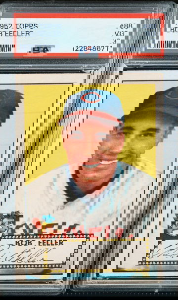 1952 Topps #88 Bob Feller PSA 3