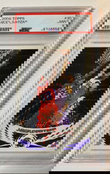 2004 Topps #30 Vince Carter PSA 9