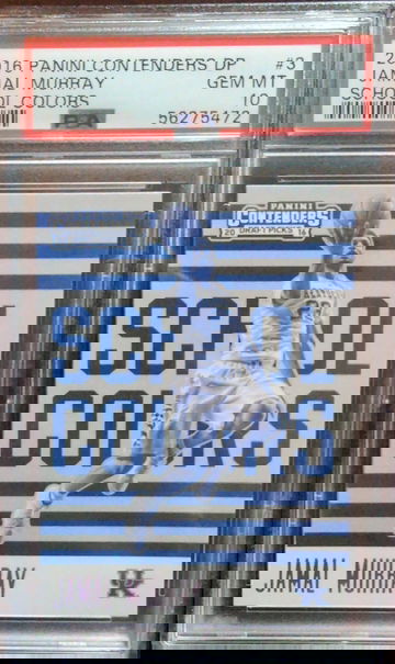 2016 Panini Contenders DP Jamal Murray RC Rookie #3 School Colors PSA 10 