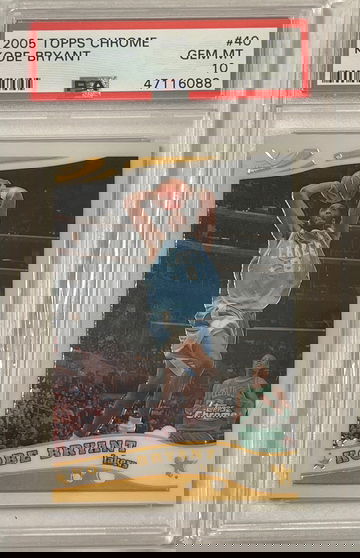 2005 Topps Chrome Kobe Bryant PSA 10