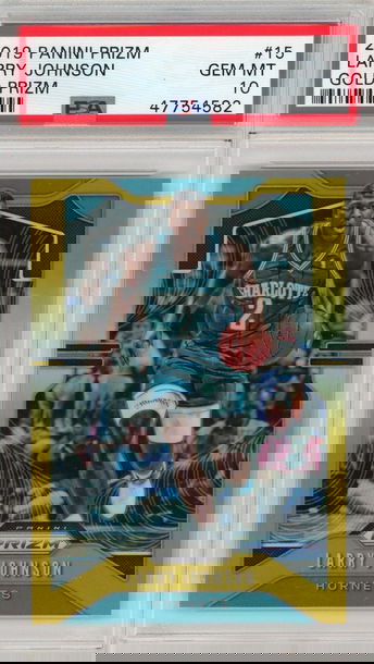 Larry Johnson 2019 Prizm Gold /10 PSA 10