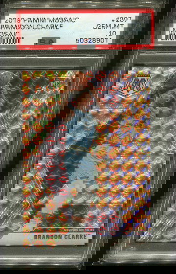 2019 Brandon Clarke MOSAIC silver wave PSA 10
