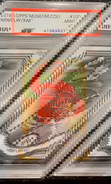 Shohei Ohtani 2018 Topps Museum Collection Rookie #100 - PSA 9 MINT ANGELS RC