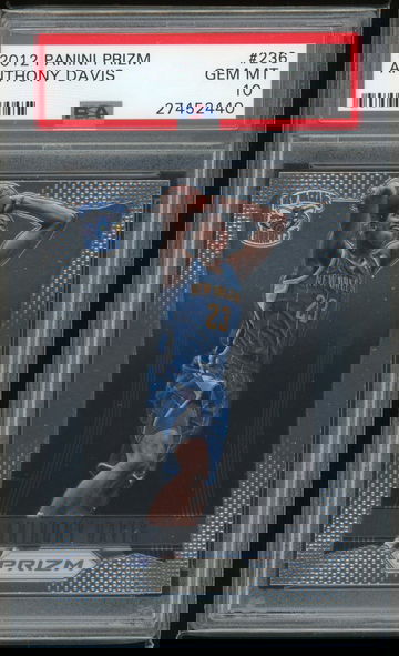 2012 Panini Prizm Anthony Davis PSA 10