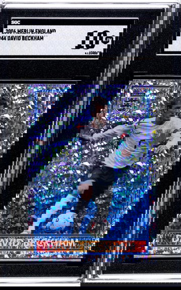 David Beckham 2006 Topps Merlin World Cup Foil Sticker SGC 10 Gem Mint Pop 1