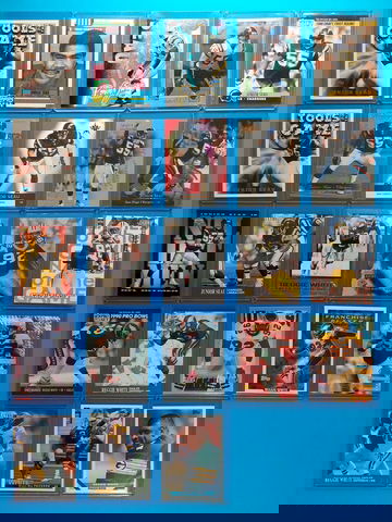 23 card lot of Junior Seau and Reggie White NFL Cards.