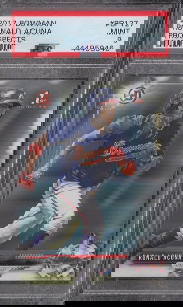 2019 Bowman Prospects Ronald Acuna PSA 9