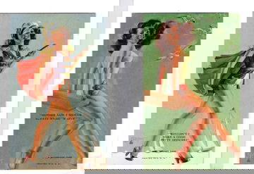 1945 Mutosope Artist's Pinups Lot of 8 Each from Vending Part Deaux