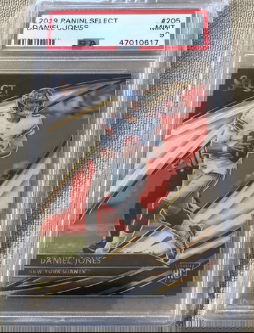 2019 Panini Select Daniel Jones #205 PSA MINT 9 
