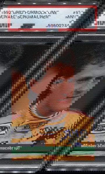 1992 Grid Formula One #51 Micheal Schumacher PSA 9