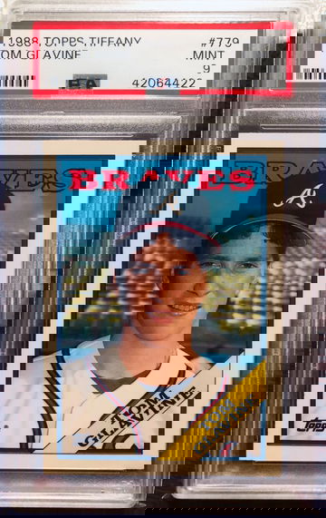 1988 Topps Tiffany Tom Glavine #779 PSA 9