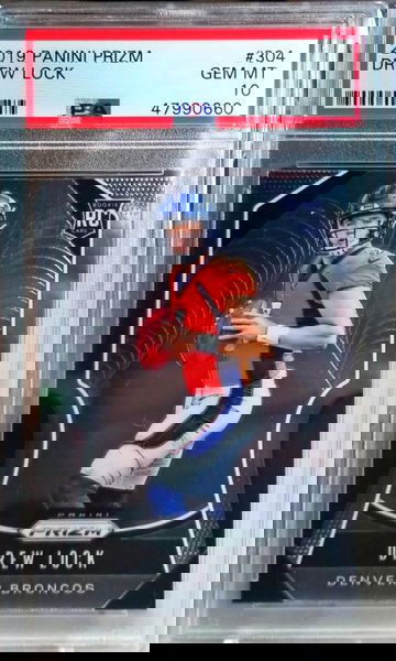 Drew Lock Prizm PSA 10 