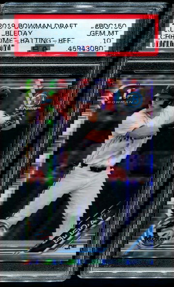 2019 Bowman Draft Chrome Refractor #BDC150 JJ Bleday PSA 10