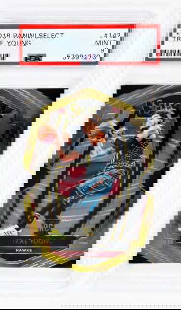 2018 Trae Young Panini Select #142 PSA 9