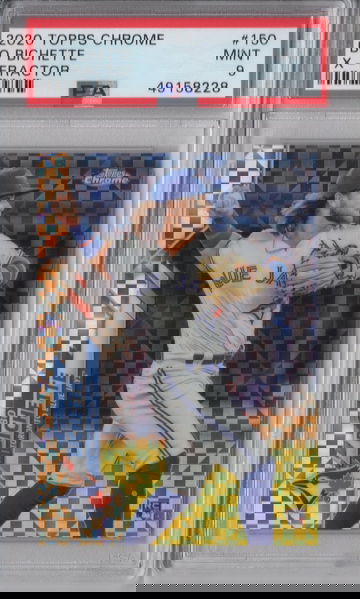 2020 Topps Chrome Bo Bichette X-Fractor PSA 9