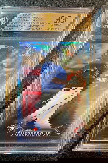 2016 Bowman Chrome Prospects Vladimir Guerrero Jr Blue Refractor #150/150 BGS 9.5 True Gem+