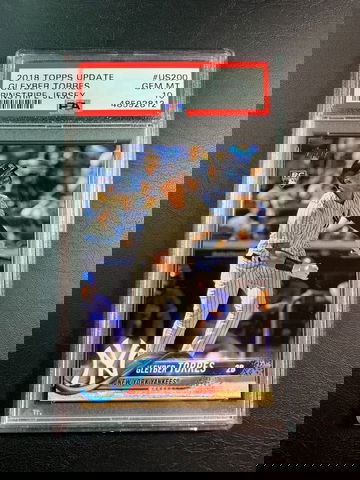 Gleyber Torres 2018 Topps Update Rookie PSA 10.
