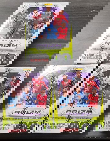 2020-21 Panini Prizm Premier League Soccer Blaster Sealed - Lot of 3