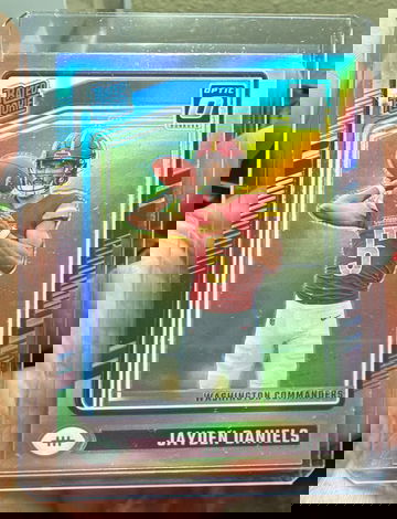 2024 Donruss Optic Holo Prizm #248 Jayden Daniels Commanders RC Rookie