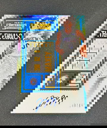 2020 Tyrese Maxey Panini Contenders The Finals Holo Rookie Ticket Auto 34/49 #123 SP RC Autograph