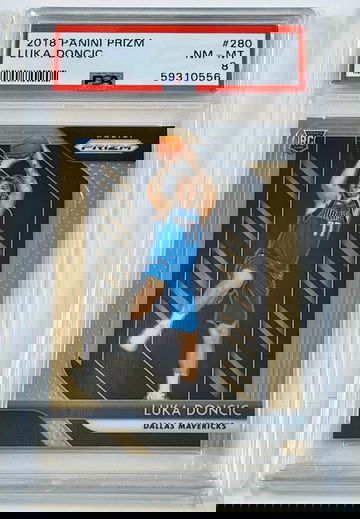 Luka Doncic Prizm 2018 PSA 8 #280