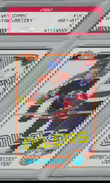 1981 Topps Wayne Gretzky PSA 8 Nm-Mt