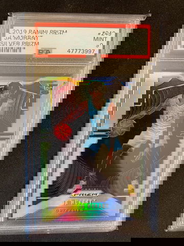 2019-20 Panini Prizm Ja Morant Silver Rookie PSA 9