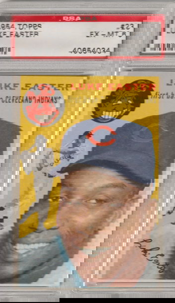 1954 Topps #23 Luke Easter PSA 6 (Excellent-Mint)