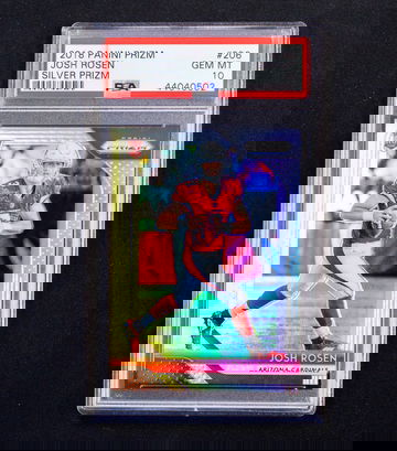 2018 Prizm - Josh Rosen - Rookie Silver Prizm PSA 10 Gem Mint