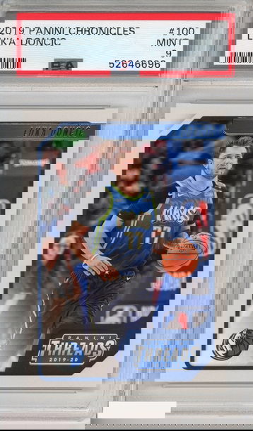 2019 PANINI CHRONICLES LUKA DONCIC #100 DALLAS MAVERICKS PSA 9 MINT
