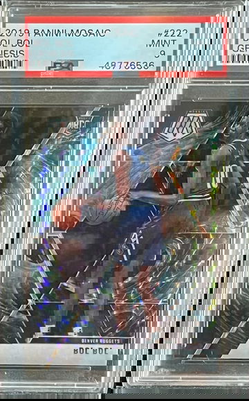 2019 Panini Mosaic Genesis #222 Bol Bol Rookie RC PSA 9 MINT