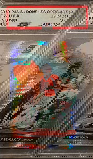 2019 Optic Downtown Drew Lock PSA 10