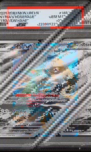2025 Pokemon #184/182 Cynthia's Roserade Illustration Rare PSA 10