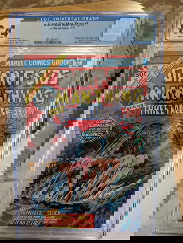 1975 Marvel Giant-Size Man-Thing #5 Comic CGC 9.4 1st Full Howard the Duck Story