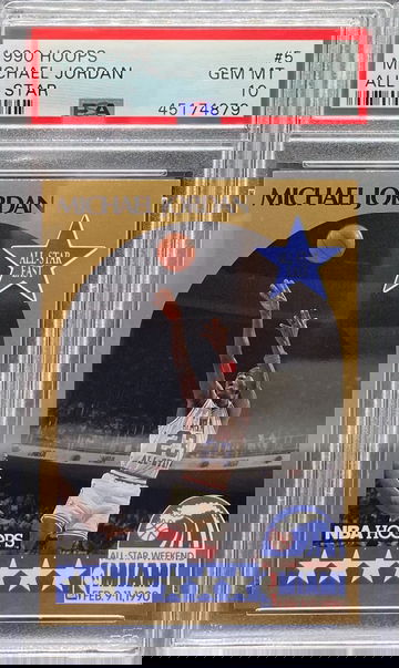 1990 Hoops Michael Jordan All-Star #5 PSA 10