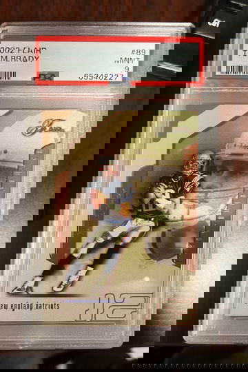 2002 Flair Tom Brady PSA 9