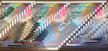 Larry Johnson Greg Anthony & Larry Nance Sr 2021 Topps Finest