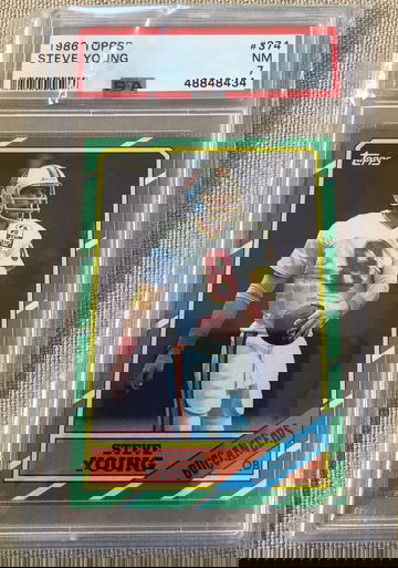 1986 Topps Steve Young #374 PSA 7 NM