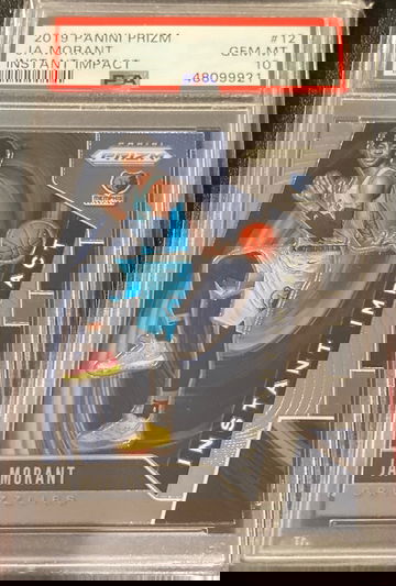 JA Morant 2019 Panini Prizm Instant Impact PSA 10 Rookie Memphis Grizzlies