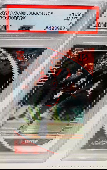 2020 Panini Absolute Joe Burrow #158 PSA 9 Cincinnati Bengals 